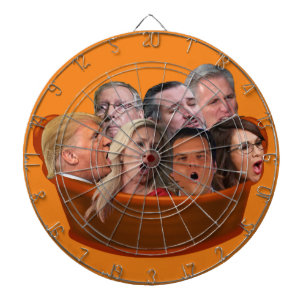Republicans Hell in Handbasket Anti-Conservative Dartboard