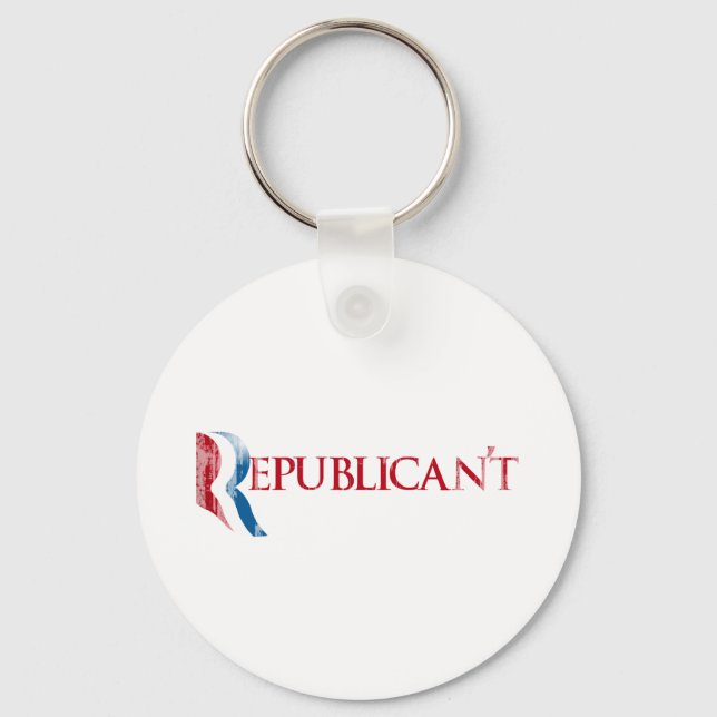 Republican't.png Key Ring (Front)