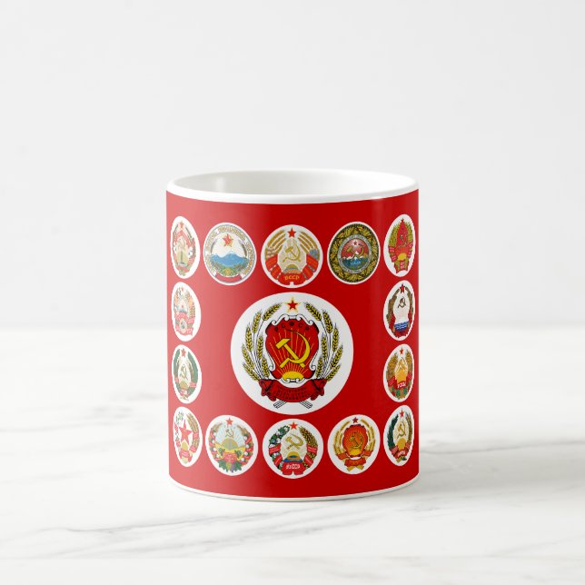 Republics of the Soviet Union Coffee Mug (Center)