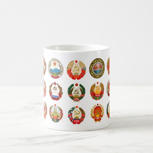 Republics of the Soviet Union Coffee Mug (Center)