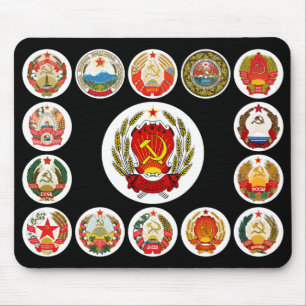 Republics of the Soviet Union Mouse Mat