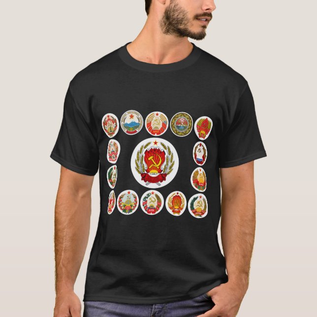 Republics of the Soviet Union T-Shirt (Front)