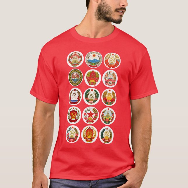 Republics of the Soviet Union T-Shirt (Front)