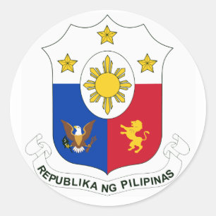 Republika ng Pilipinas (Coat of Arms) Stickers