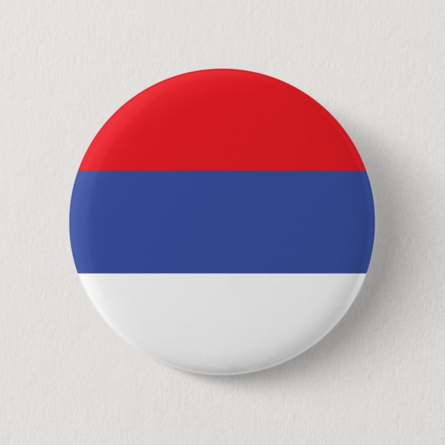 Republika Srpska Flag 6 Cm Round Badge (Front)