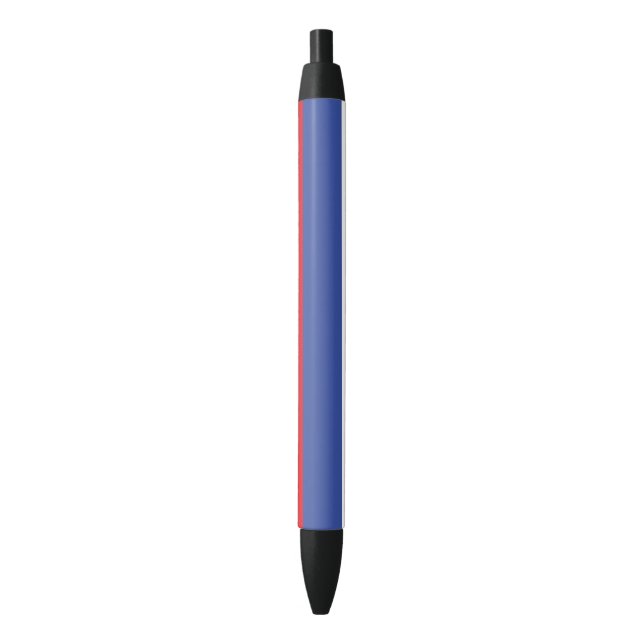 Republika Srpska Flag Black Ink Pen (Front Vertical)