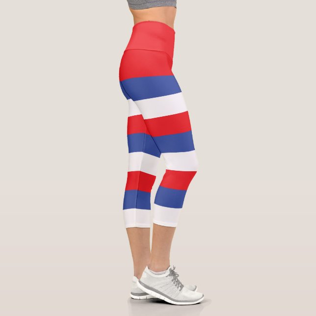 Republika Srpska Flag Capri Leggings (Right)
