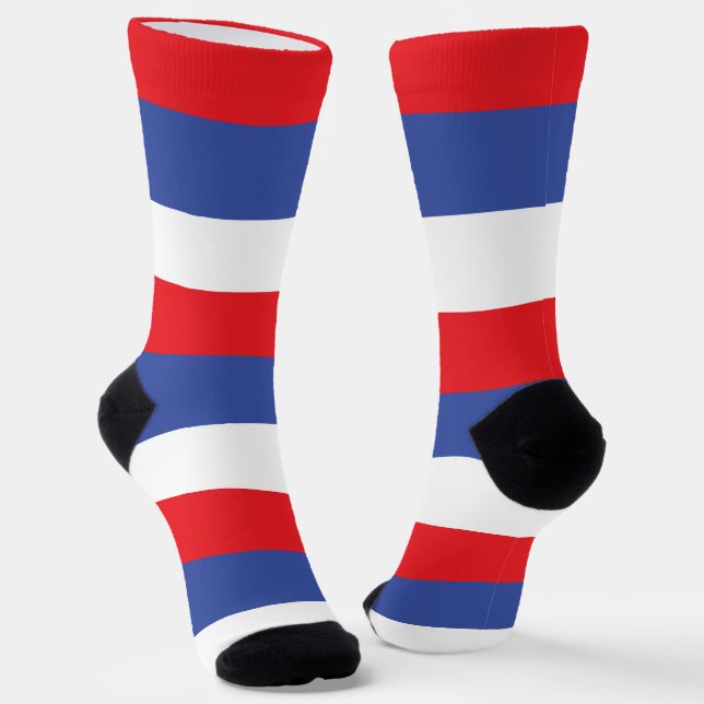 Republika Srpska Flag Socks (Angled)