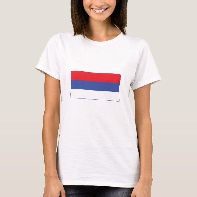 Republika Srpska Flag T-Shirt (Front)