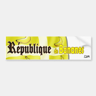 République de Bananes Bumper Sticker