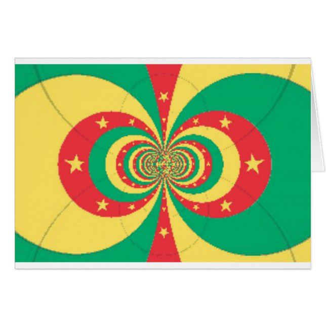 République du Cameroun five-pointed star (Front Horizontal)