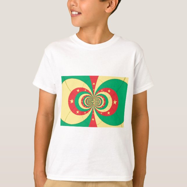 République du Cameroun five-pointed star design  T-Shirt (Front)