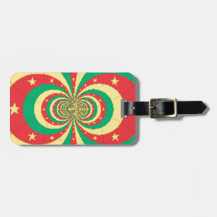 République du Cameroun five-pointed star Luggage Tag