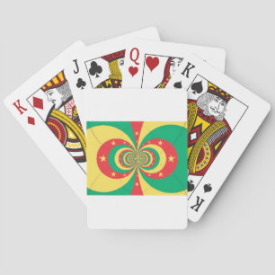 République du Cameroun five-pointed star Playing Cards