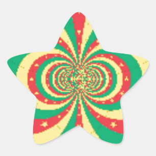 République du Cameroun five-pointed star Sticker