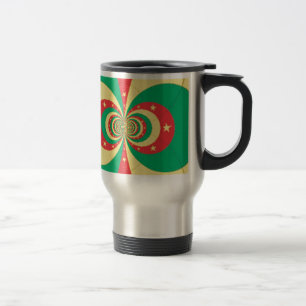 République du Cameroun five-pointed star Travel Mug
