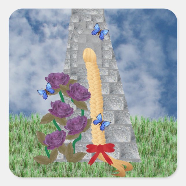 Repunzel Repunzel Square Sticker (Front)