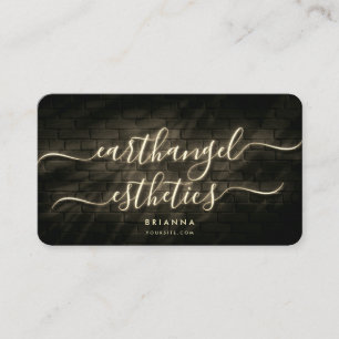 Request: Earthangel Aesthetics Glow Script Business Card