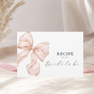 Request for colored bridal shower prescription enclosure card