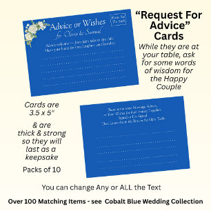 Request for Marriage Hints - Advice Card