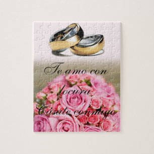 Requested puzzle of romantic hand