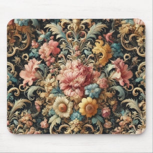 Requiem for Arcana – Gothic Floral Design Mouse Mat