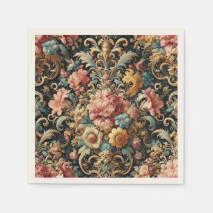 Requiem for Arcana – Gothic Floral Design Napkin