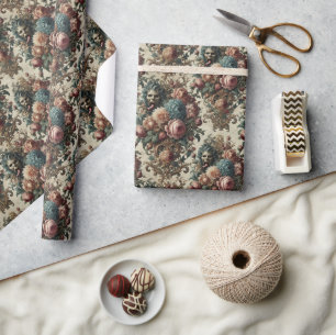 Requiem Rhapsody – Gothic Floral  Wrapping Paper