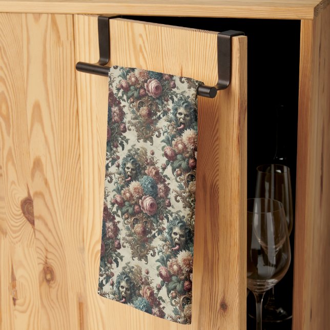 Requiem Rhapsody – Gothic Victorian Tea Towel (Thirds Fold)