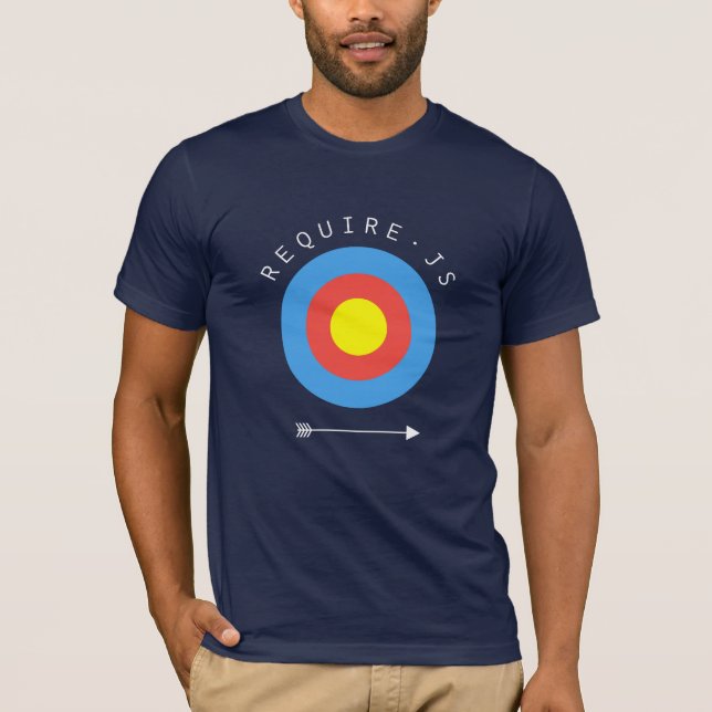 RequireJS T-shirt (Navy) (Front)