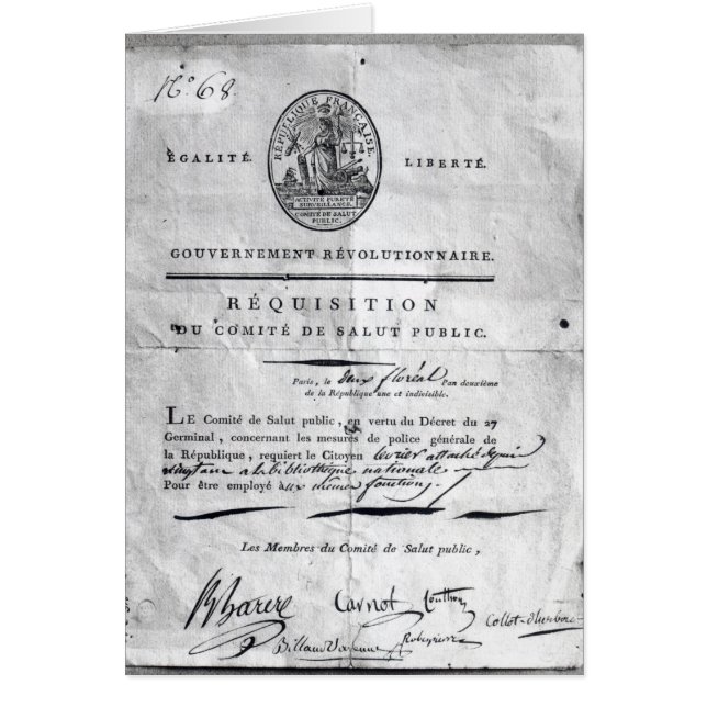 Requisition of the Committee of Public (Front)