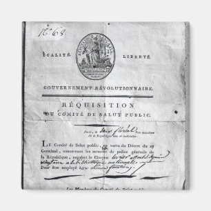 Requisition of the Committee of Public Magnet