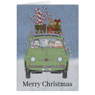 Rero Fiat 500 customisable photo card