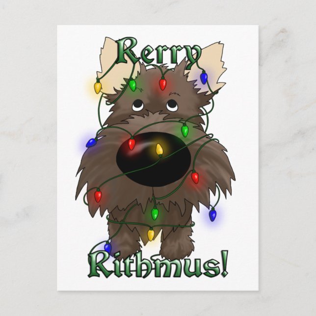 Rerry Rithmus - Cairn Terrier Postcard (Front)