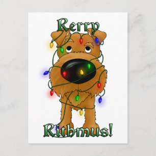 Rerry Rithmus - Irish Terrier Postcard