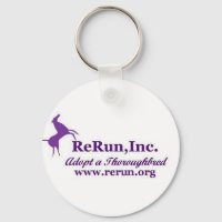 ReRun Classic Logo Keychain