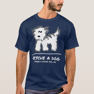 Rescue a Dog , Don't Shop Adopt Animal Lover  T-Shirt
