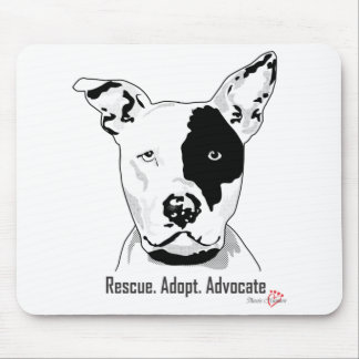 Rescue. Adopt. Advocate Mouse Pad