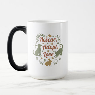 Rescue, Adopt, Love Magic Mug