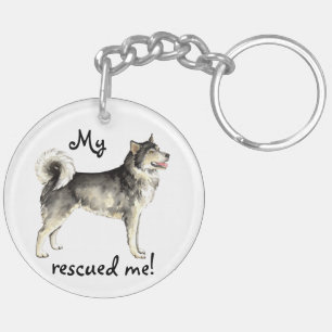 Rescue Alaskan Malemute Key Ring