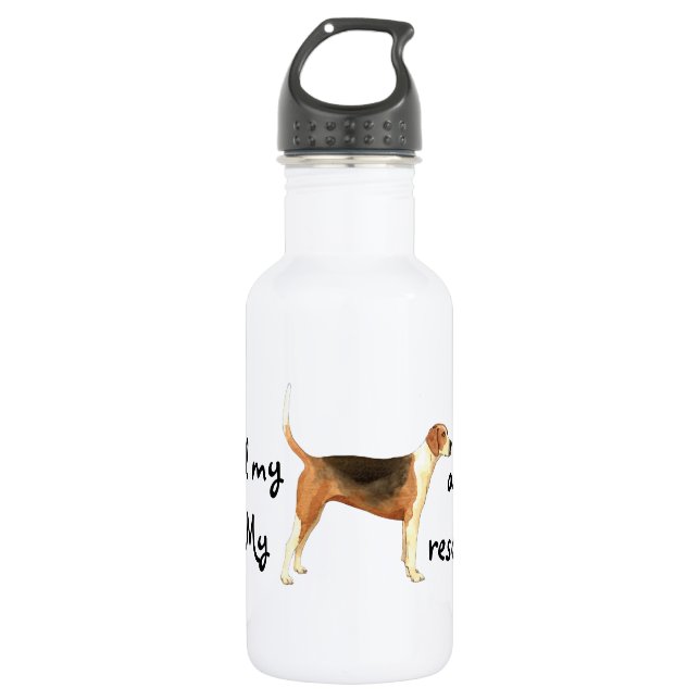 Rescue American Foxhound 532 Ml Water Bottle (Front)