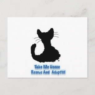 rescue and adopt postcard