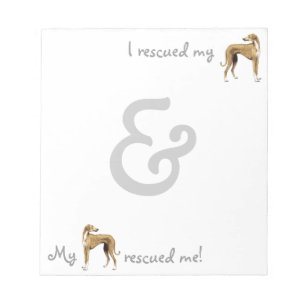 Rescue Azawakh Notepad