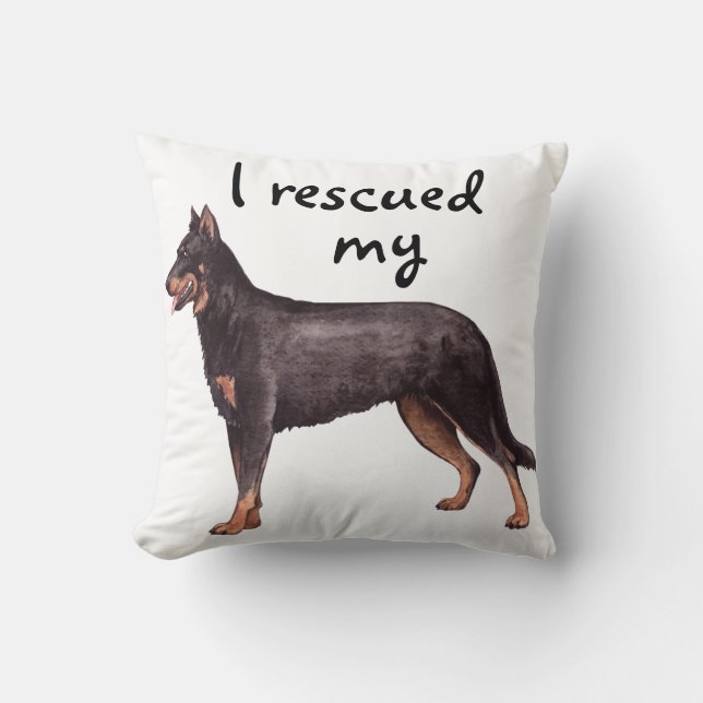 Rescue Beauceron Cushion (Front)