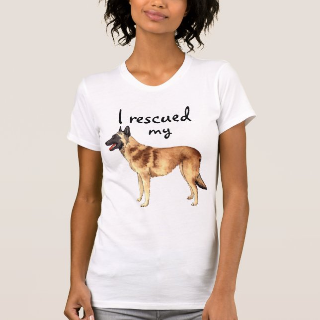 Rescue Belgian Malinois T-Shirt (Front)