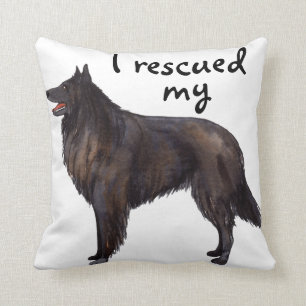 Rescue Belgian Sheepdog Cushion
