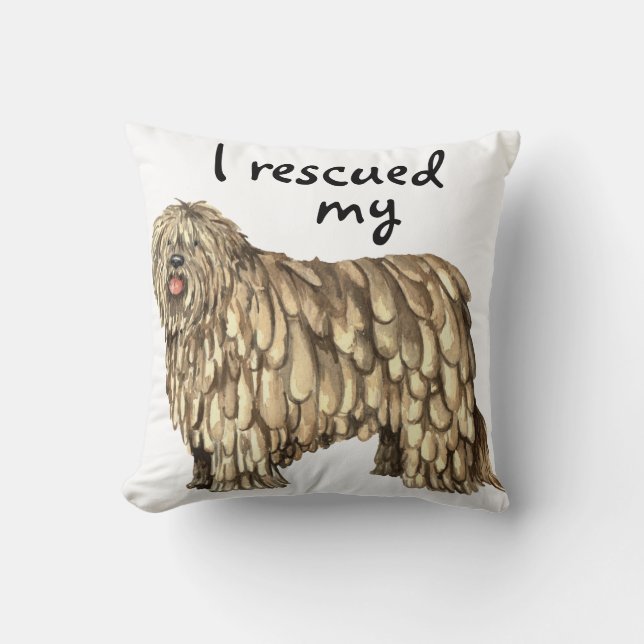 Rescue Bergamasco Cushion (Front)