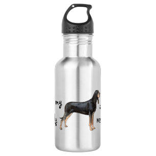 Rescue Black and Tan Coonhound 532 Ml Water Bottle