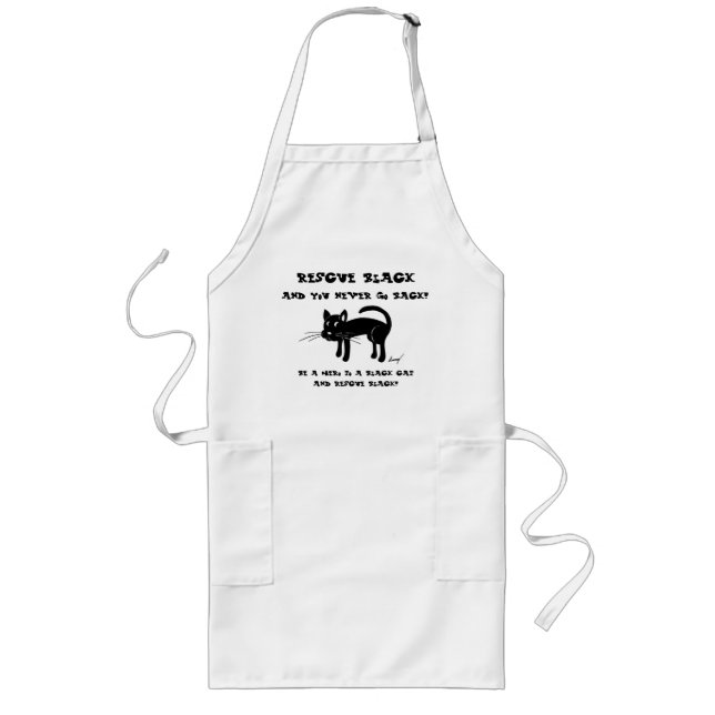 Rescue Black Cats Apron (Front)