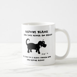 Rescue Black Dogs Mug